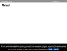 Tablet Screenshot of matusel.it